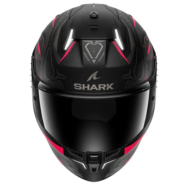 Shark Skwal i3 Full Face Helmet Linik Matt Black / Violet / Anthracite - FREE UK Shipping, FREE 365 Day Returns | Moto Central