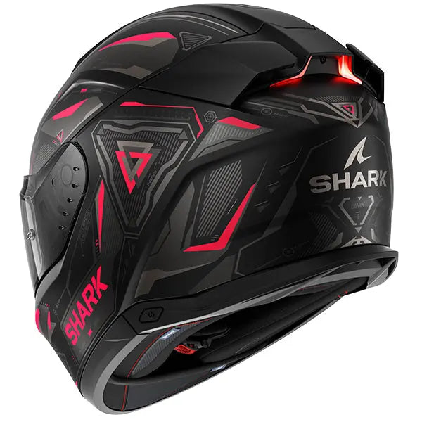 Shark Skwal i3 Full Face Helmet Linik Matt Black / Violet / Anthracite - FREE UK Shipping, FREE 365 Day Returns | Moto Central