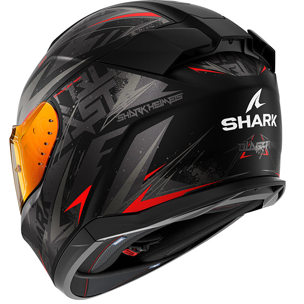 Shark D-Skwal 3 Full Face Helmet Blast R Black / Grey / Red