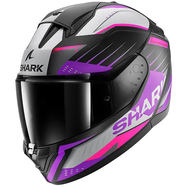 Shark Ridill 2 Full Face Helmet Bersek Black / Violet / Pink - FREE UK Shipping, FREE 365 Day Returns | Moto Central