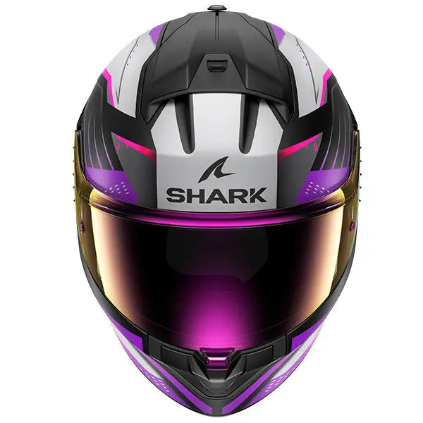 Shark Ridill 2 Full Face Helmet Bersek Black / Violet / Pink - FREE UK Shipping, FREE 365 Day Returns | Moto Central