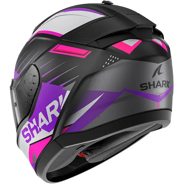 Shark Ridill 2 Full Face Helmet Bersek Black / Violet / Pink - FREE UK Shipping, FREE 365 Day Returns | Moto Central