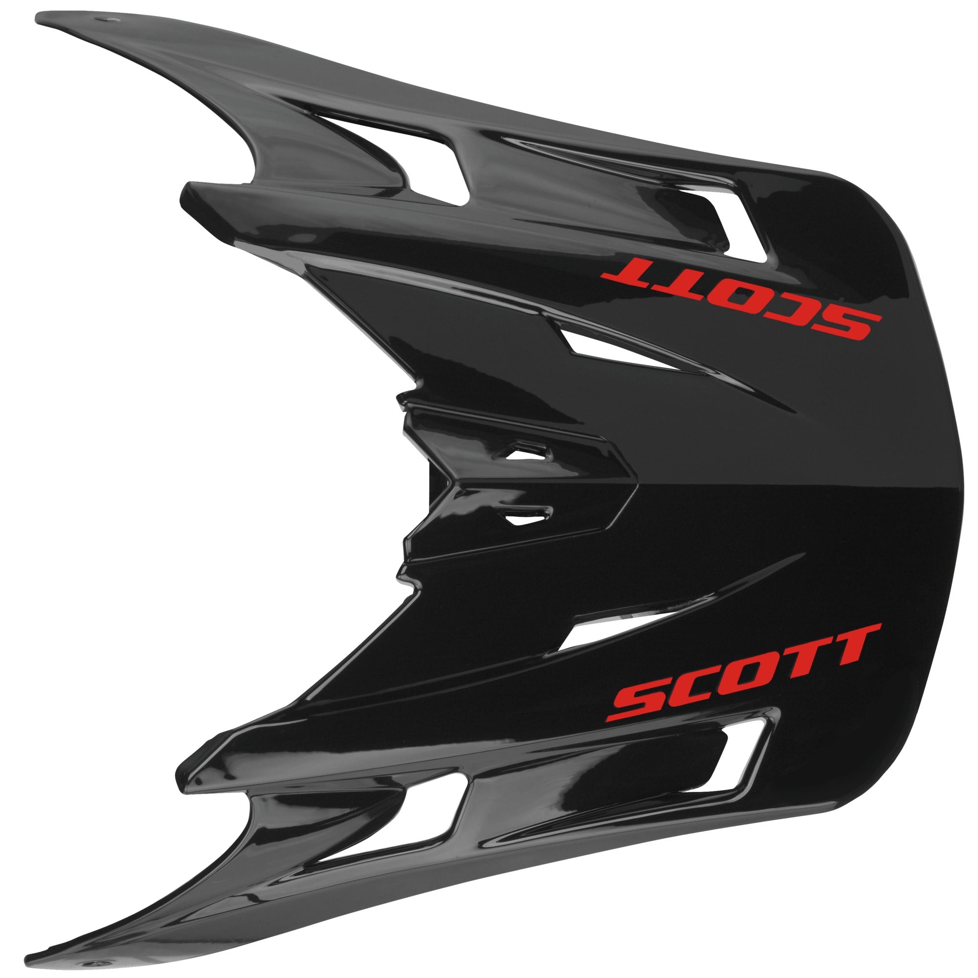 Scott 350 Kids Visor Pro Satin Black / Orange