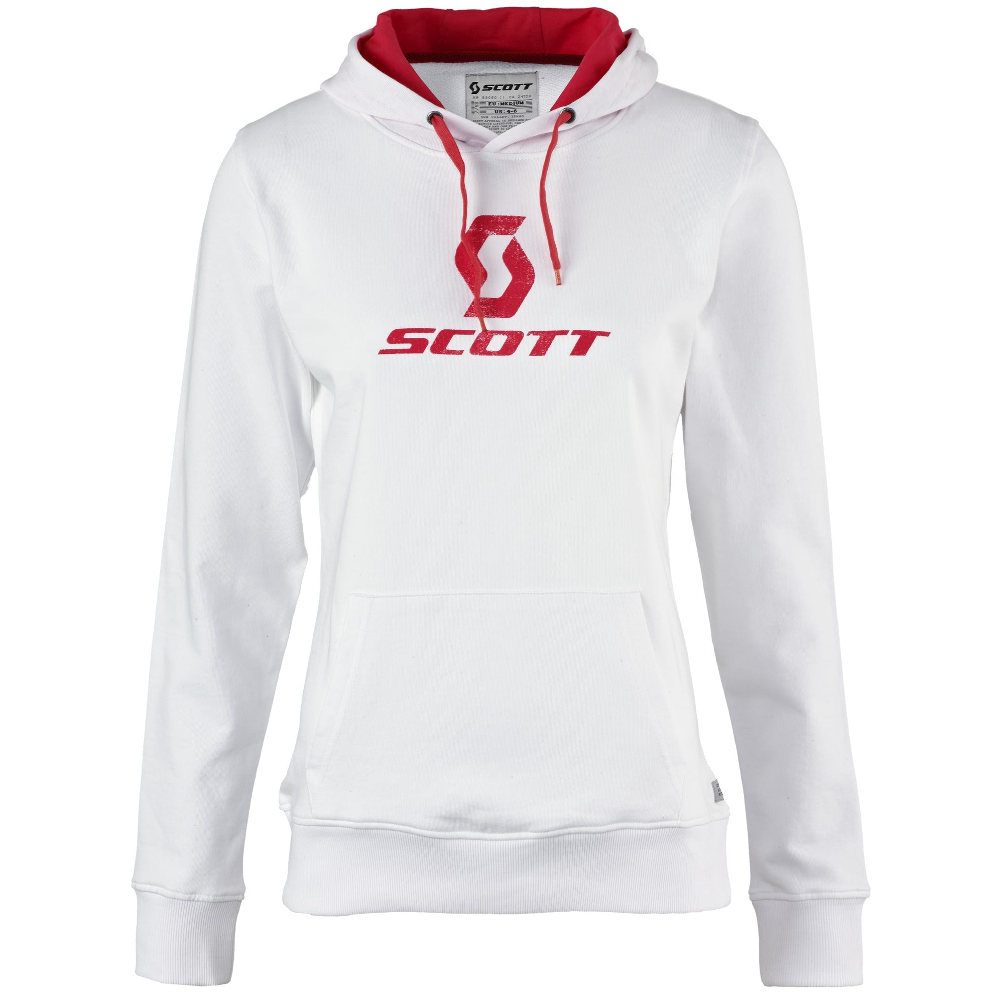 Scott 10 Icon Long Sleeves Ladies Hoodie White