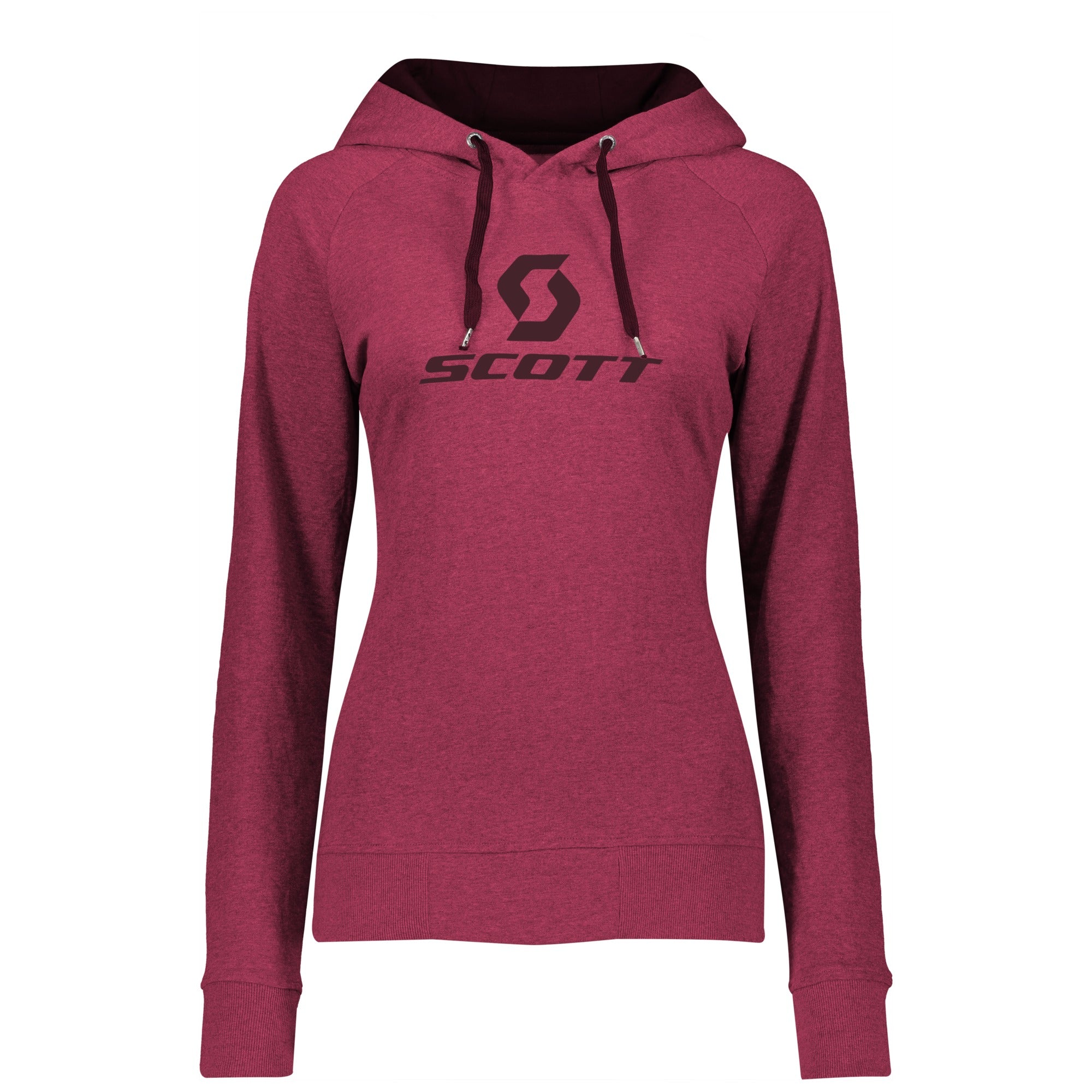 Scott 10 Icon Long Sleeves Ladies Hoodie Tibetan Red