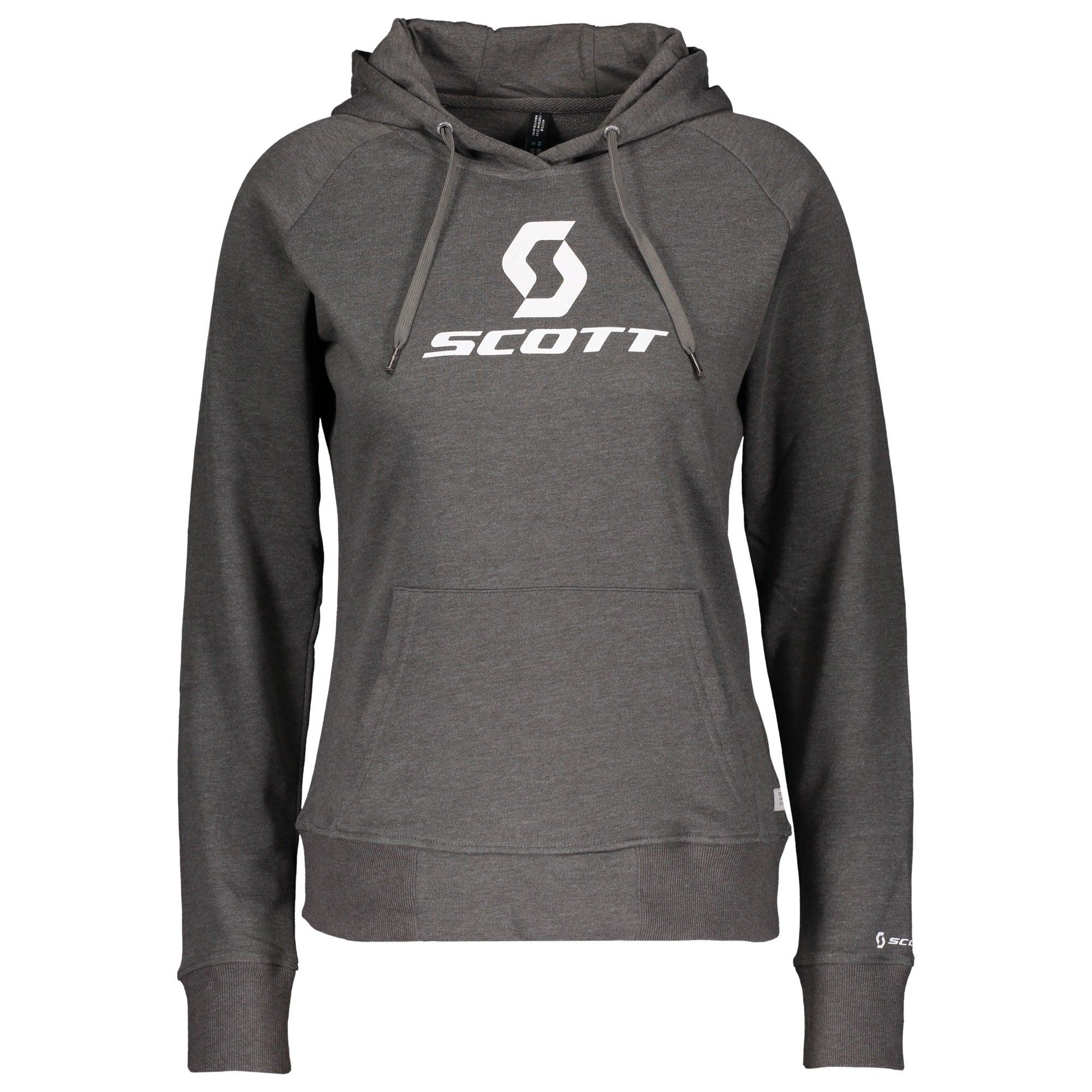 Scott 10 Icon Long Sleeves Ladies Hoodie Dark Grey Melange