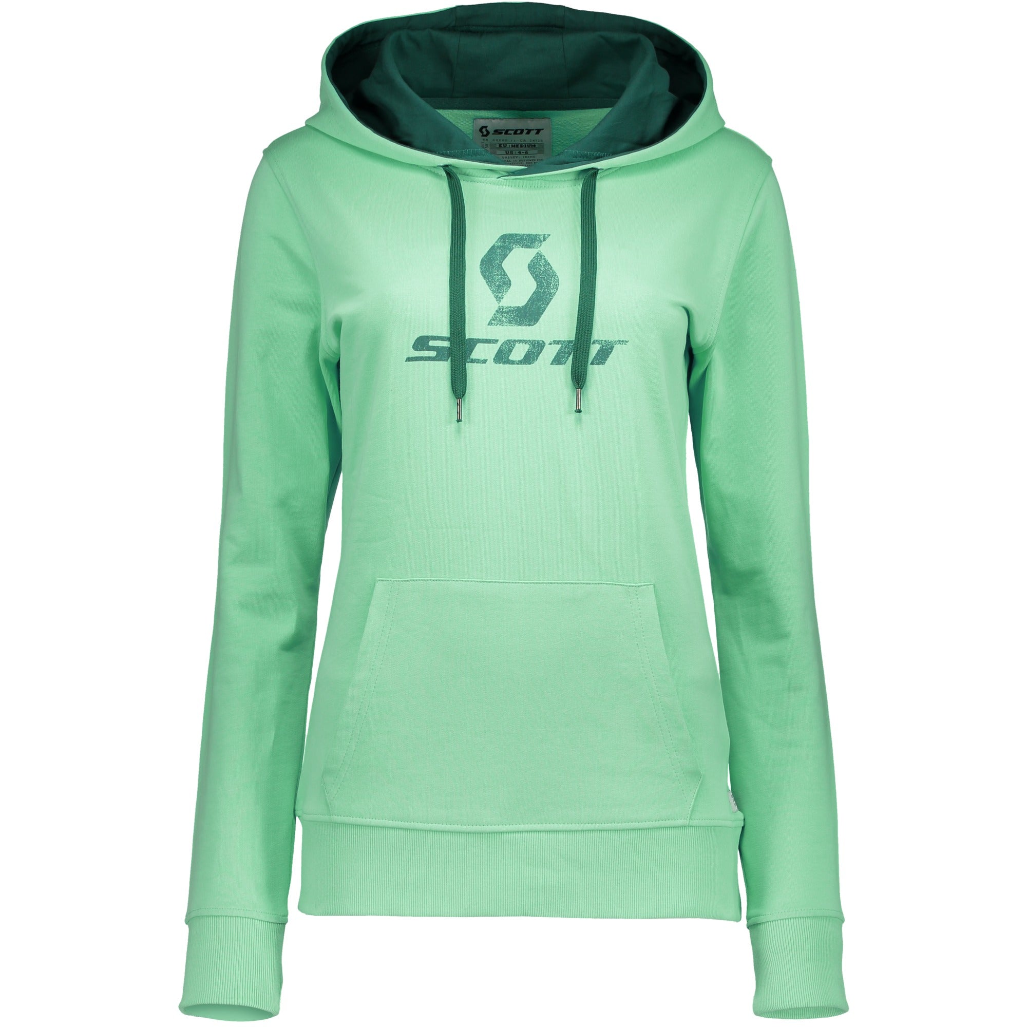 Scott 10 Icon Long Sleeves Ladies Hoodie Opal Green