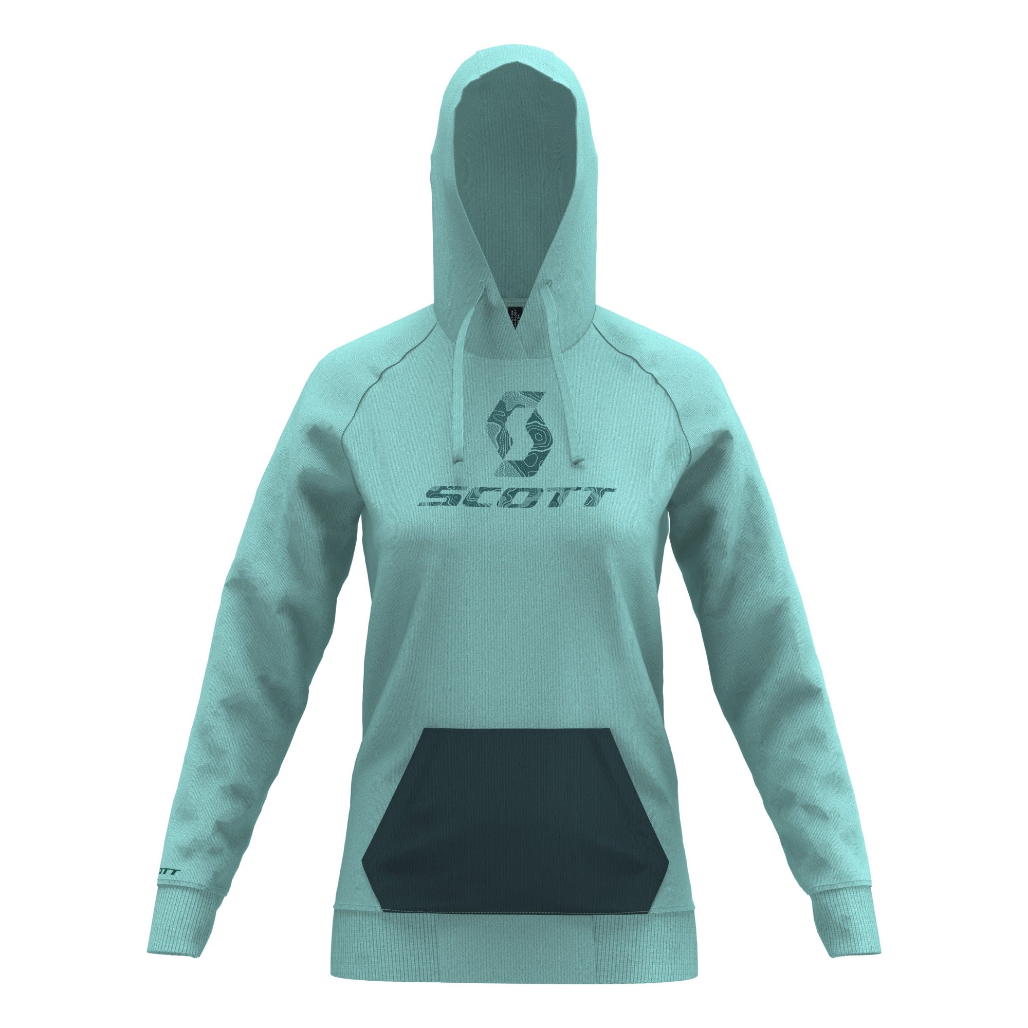 Scott 10 Icon Long Sleeves Ladies Hoodie Stream Blue / Lunar Blue