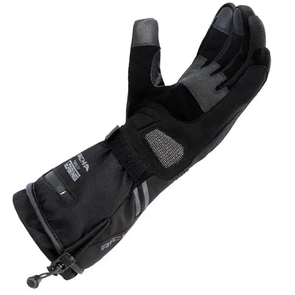 Richa Inferno V12 Ladies Heated Textile Gloves Black  from Moto Central - Motorcycle Clothing