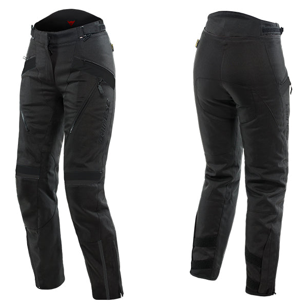 Dainese Tempest 3 D-Dry Ladies Short Leg Textile Trouser Black