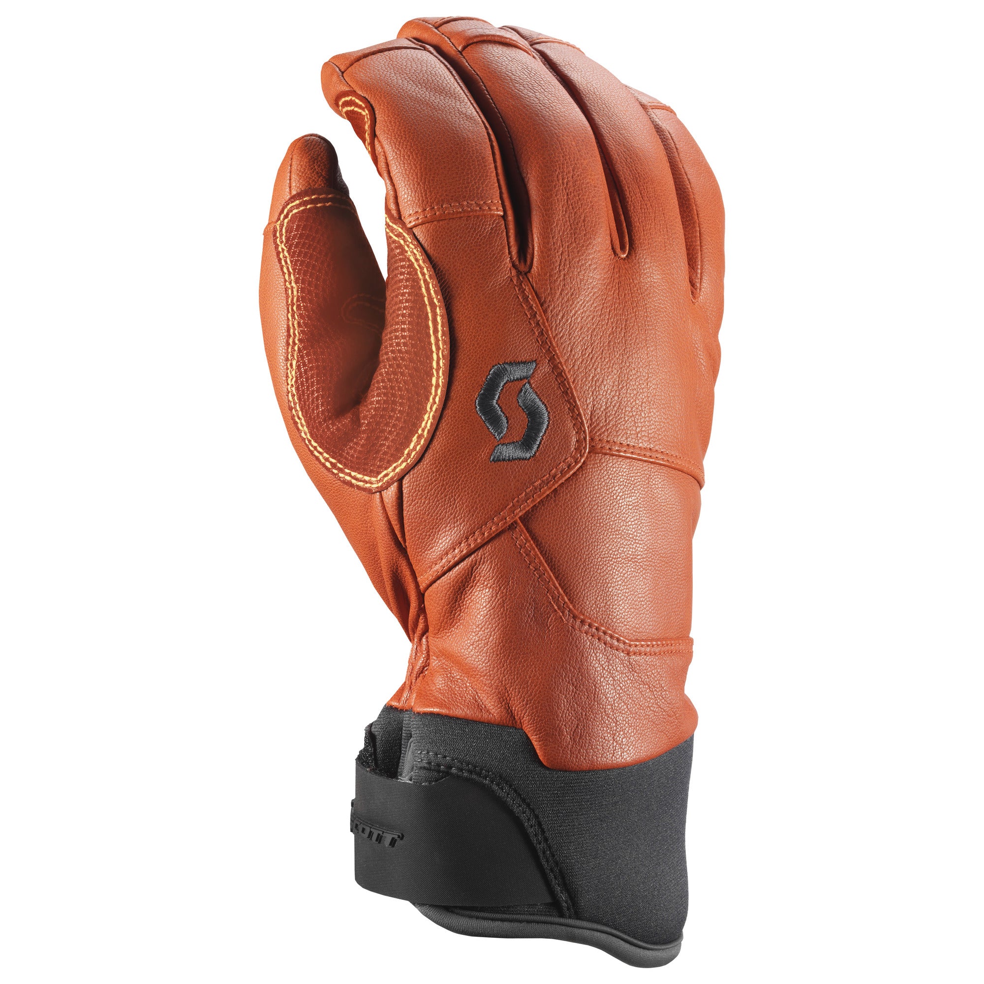 Scott Explorair Premium Gore-Tex Gloves Dark Grey / Burnt Orange