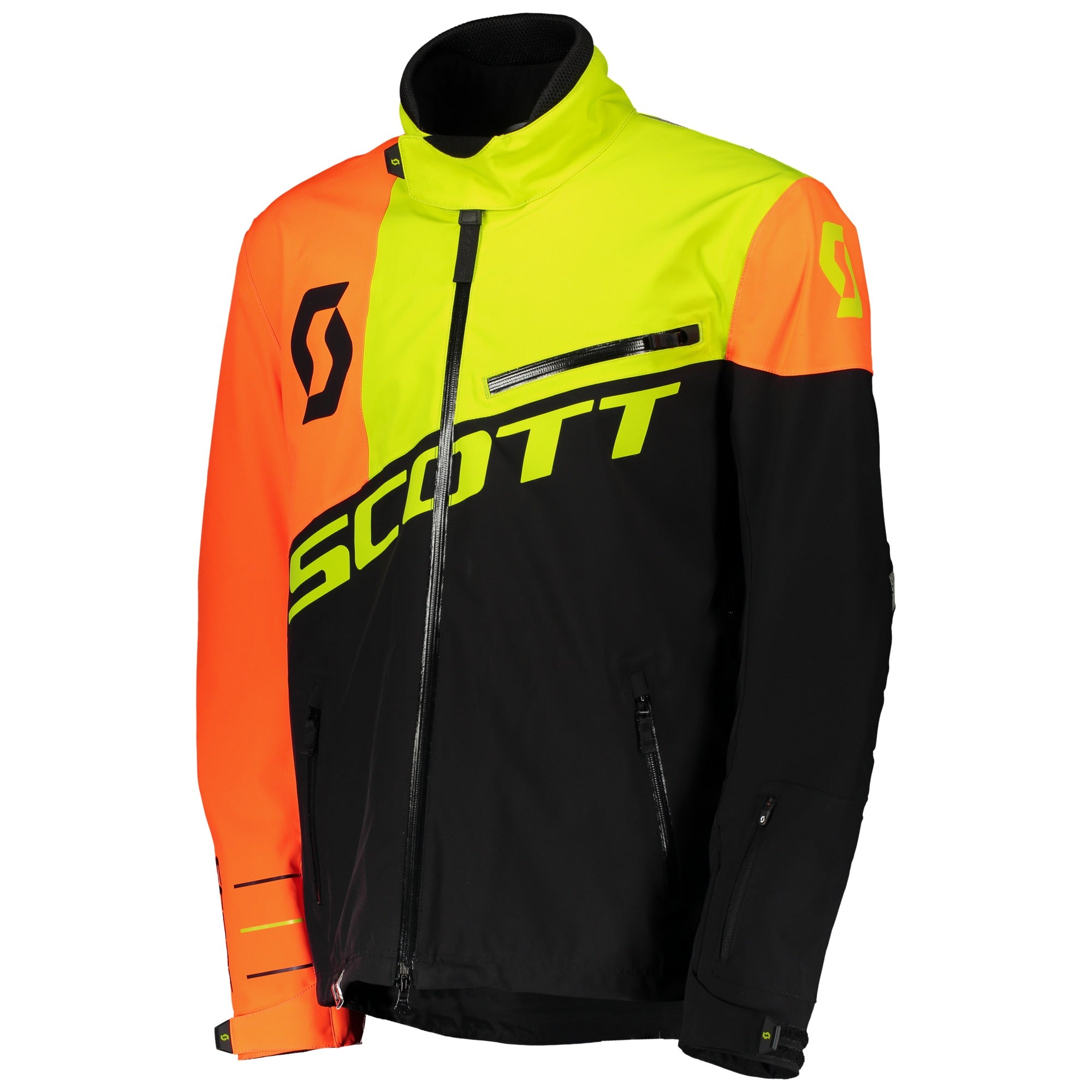 Scott Shell Pro Textile Jacket Black / Neon Yellow