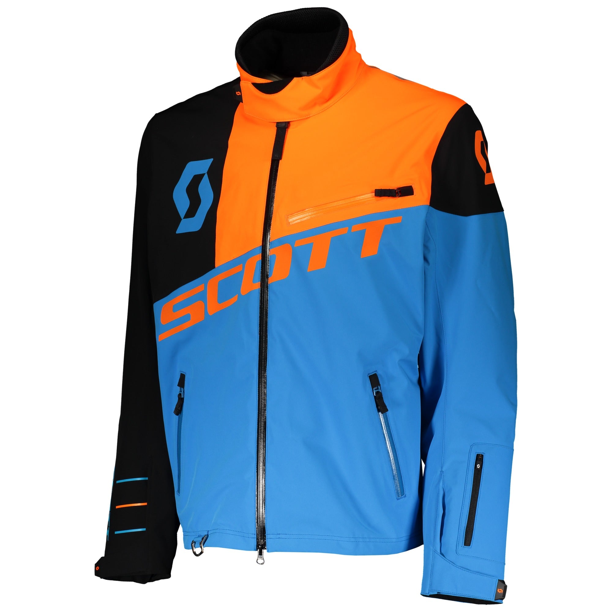 Scott Shell Pro Textile Jacket Blue / Neon Orange