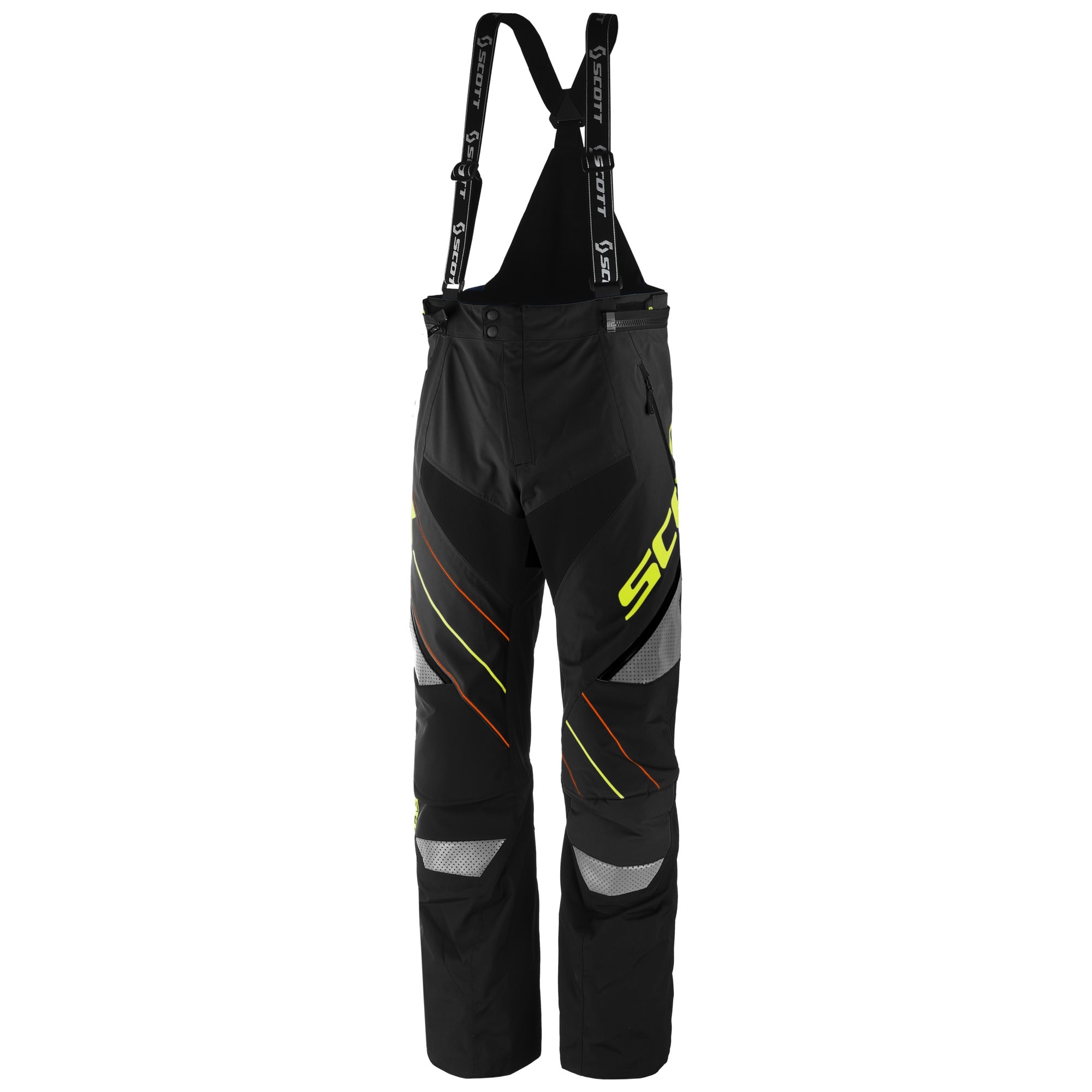 Scott Shell Pro Textile Trouser Black / Neon Yellow