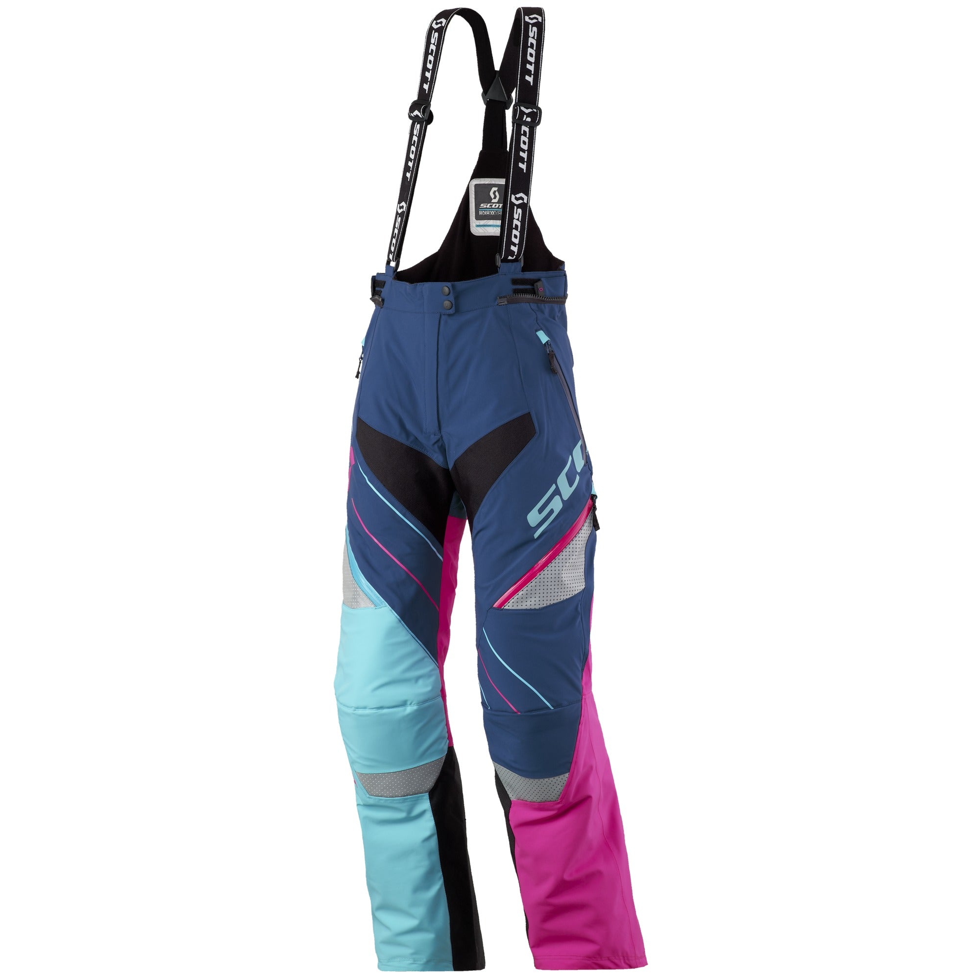 Scott Shell Pro Ladies Textile Trouser Blue / Magenta Pink