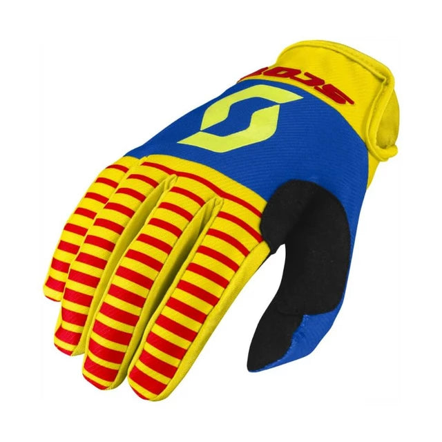 Scott 350 Track Kids Textile Gloves Yellow / Red