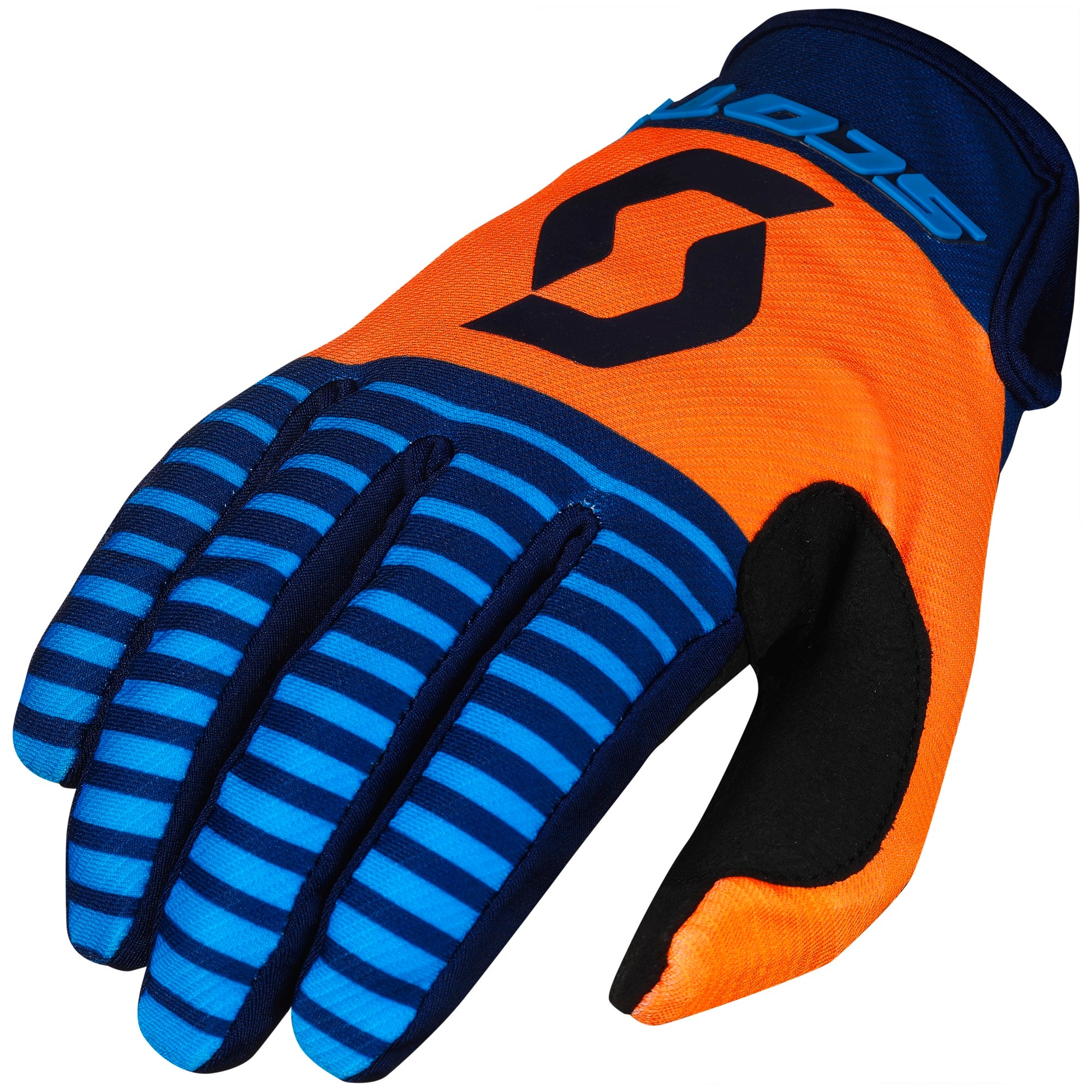 Scott 350 Track Kids Textile Gloves Blue / Orange