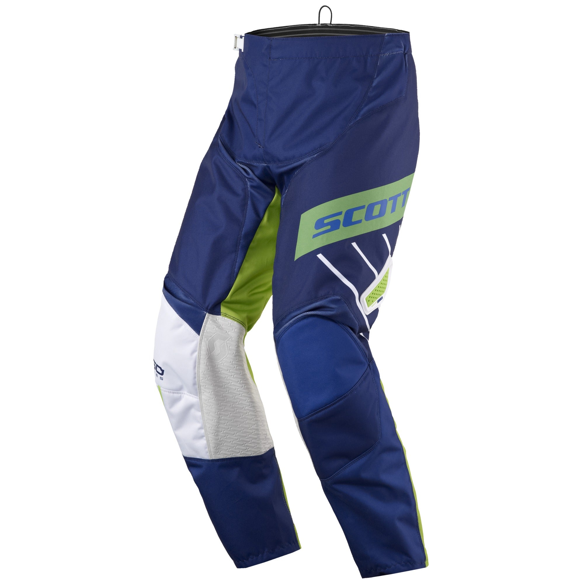 Scott 350 Dirt Textile Trouser White / Blue