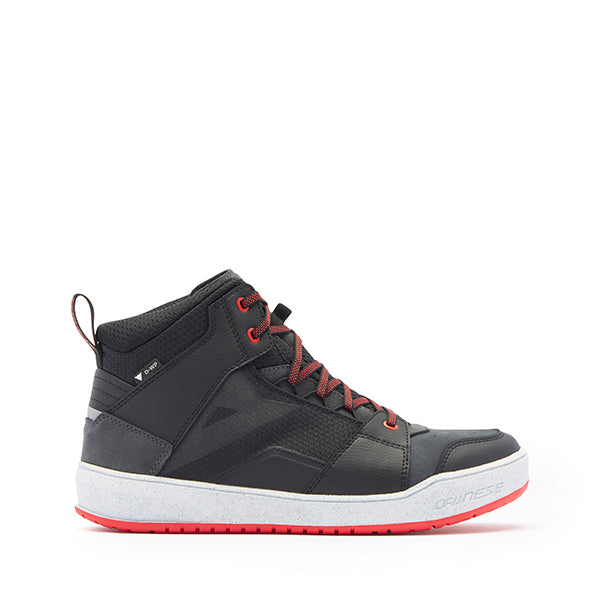 Dainese Suburb D-WP Shoes Black / White / Lava Red