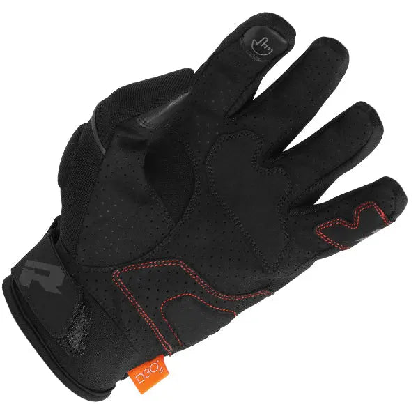 Richa Air Jet Ladies Summer Touring Textile Gloves Black - FREE UK Shipping, FREE 365 Day Returns | Moto Central