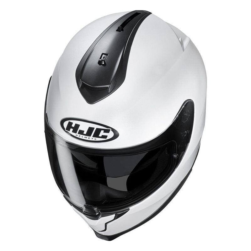 HJC C70 Full Face Helmet White - FREE UK Shipping, FREE 365 Day Returns | Moto Central