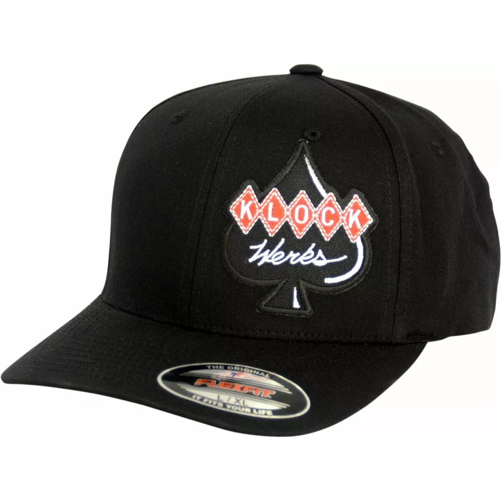 Klock Werks Offset Logo Flexfit Hat Black