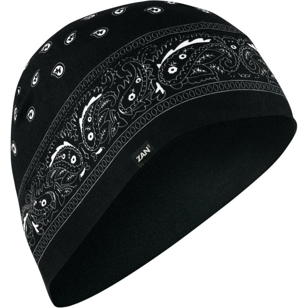 ZAN SportFlex Beanie Paisley Black