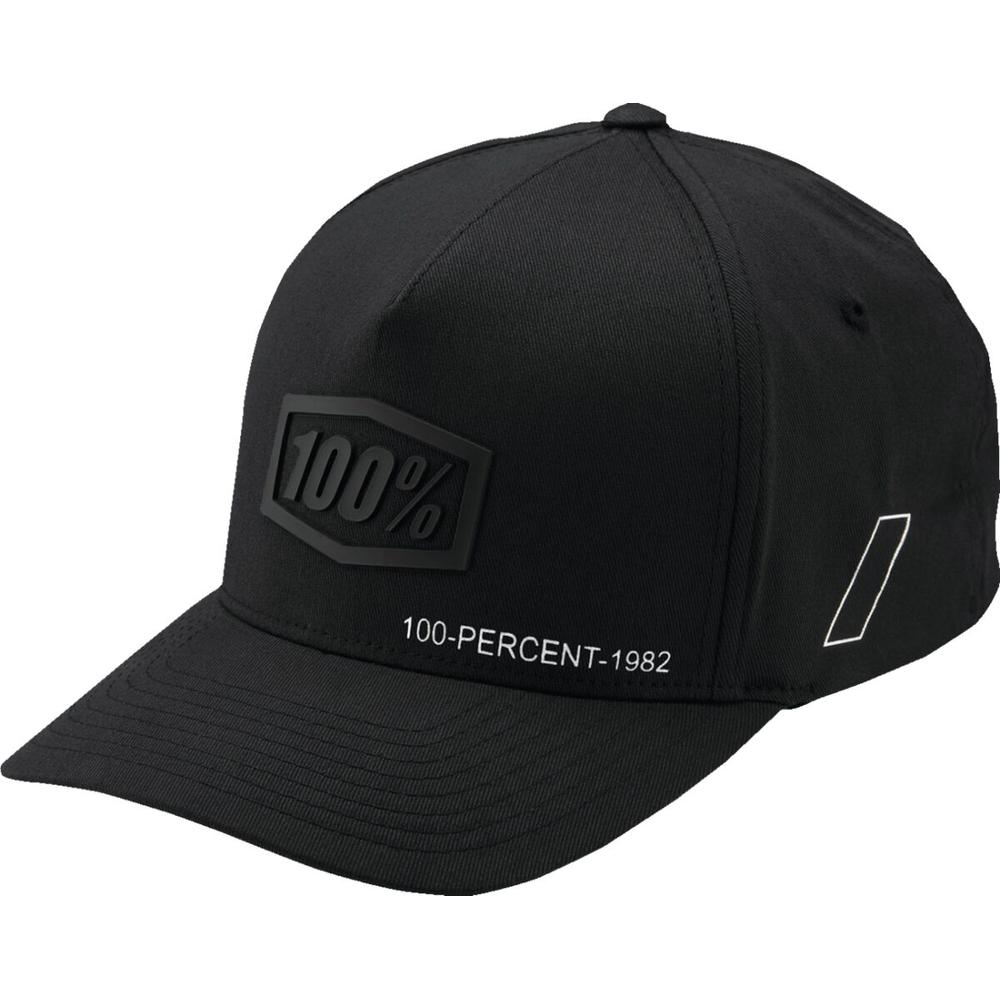 100% Shadow Flexfit Hat Black