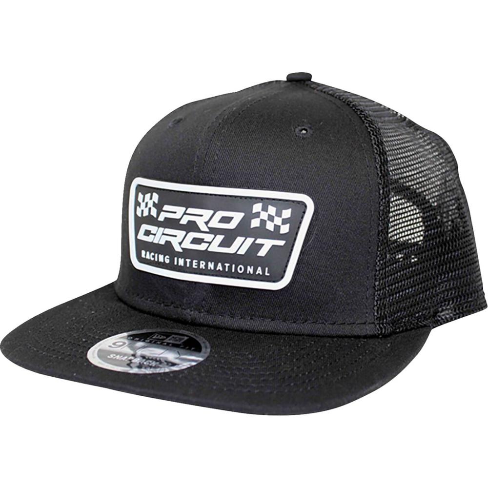 Pro Circuit Checkered Flag Patch New Era Hat Black