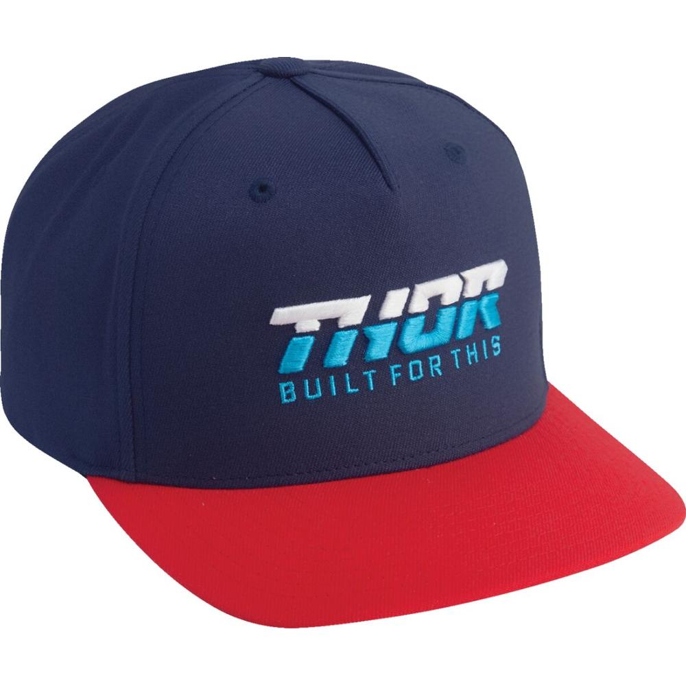 Thor Segment Snapback Hat Navy / Red