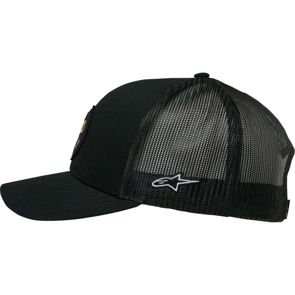 Alpinestars Gambit Trucker Hat Black / Black - FREE UK Shipping, FREE 365 Day Returns | Moto Central