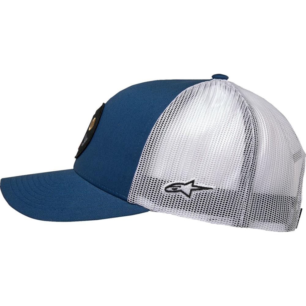 Alpinestars Gambit Trucker Hat Blue / White - FREE UK Shipping, FREE 365 Day Returns | Moto Central