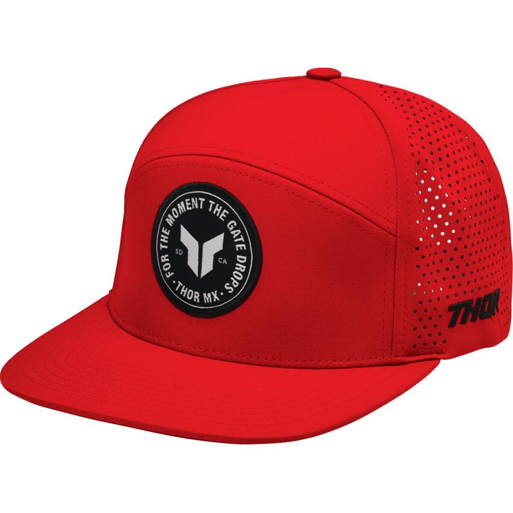 Thor Badge Hat Red