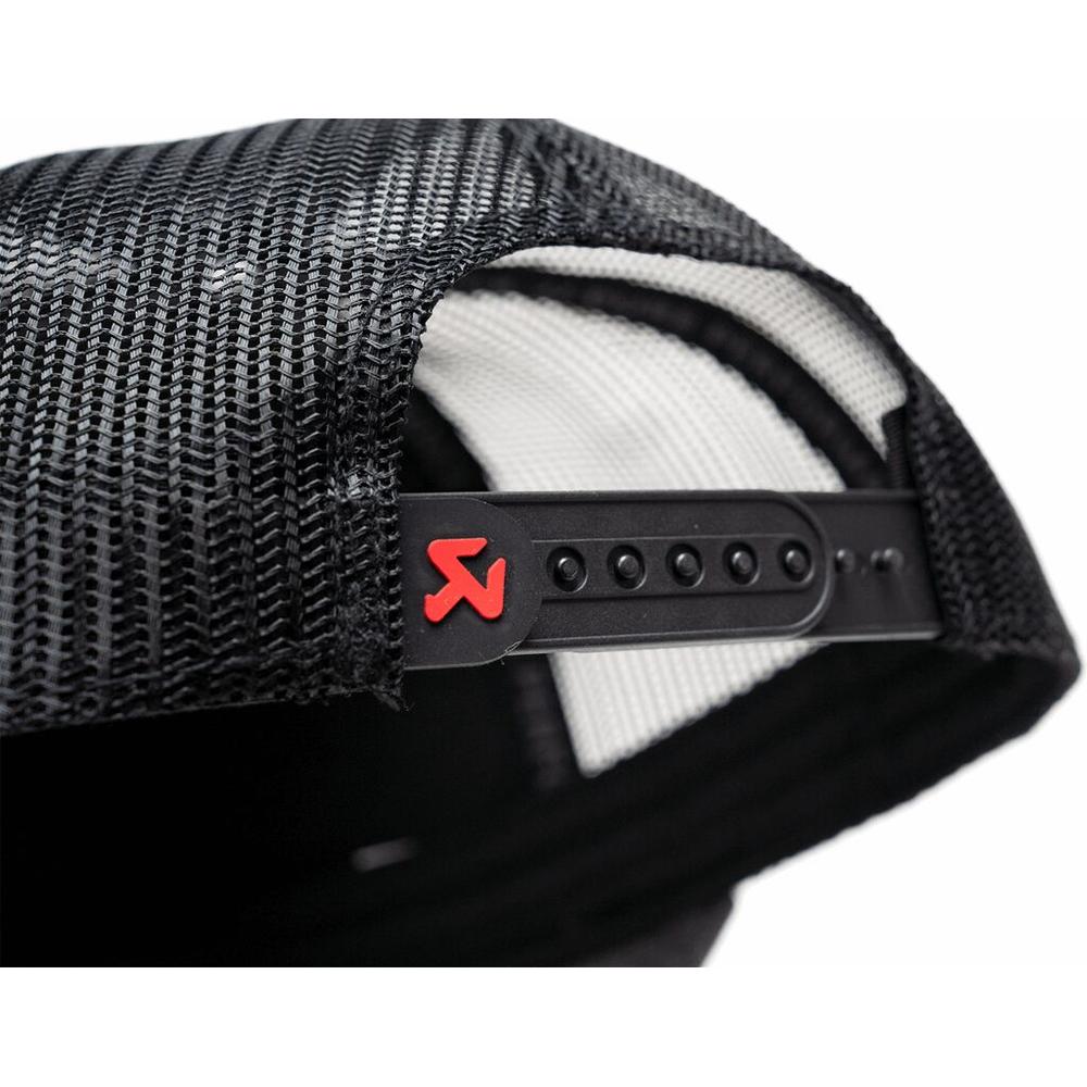 Akrapovic Logo Trucker Hat Black / Dark Grey - FREE UK Shipping, FREE 365 Day Returns | Moto Central