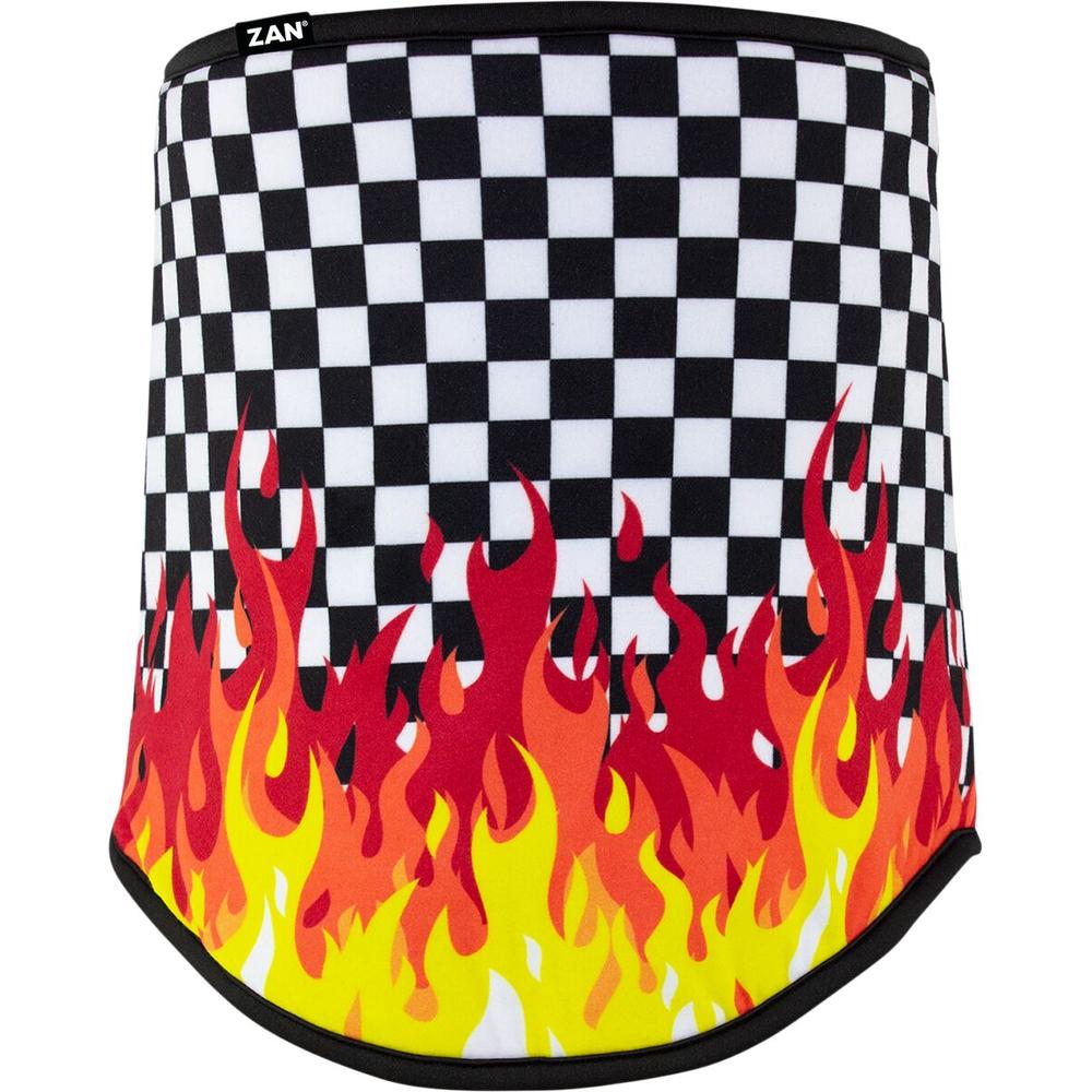 ZAN SportFlex Neck Gaiter Checkered Flames