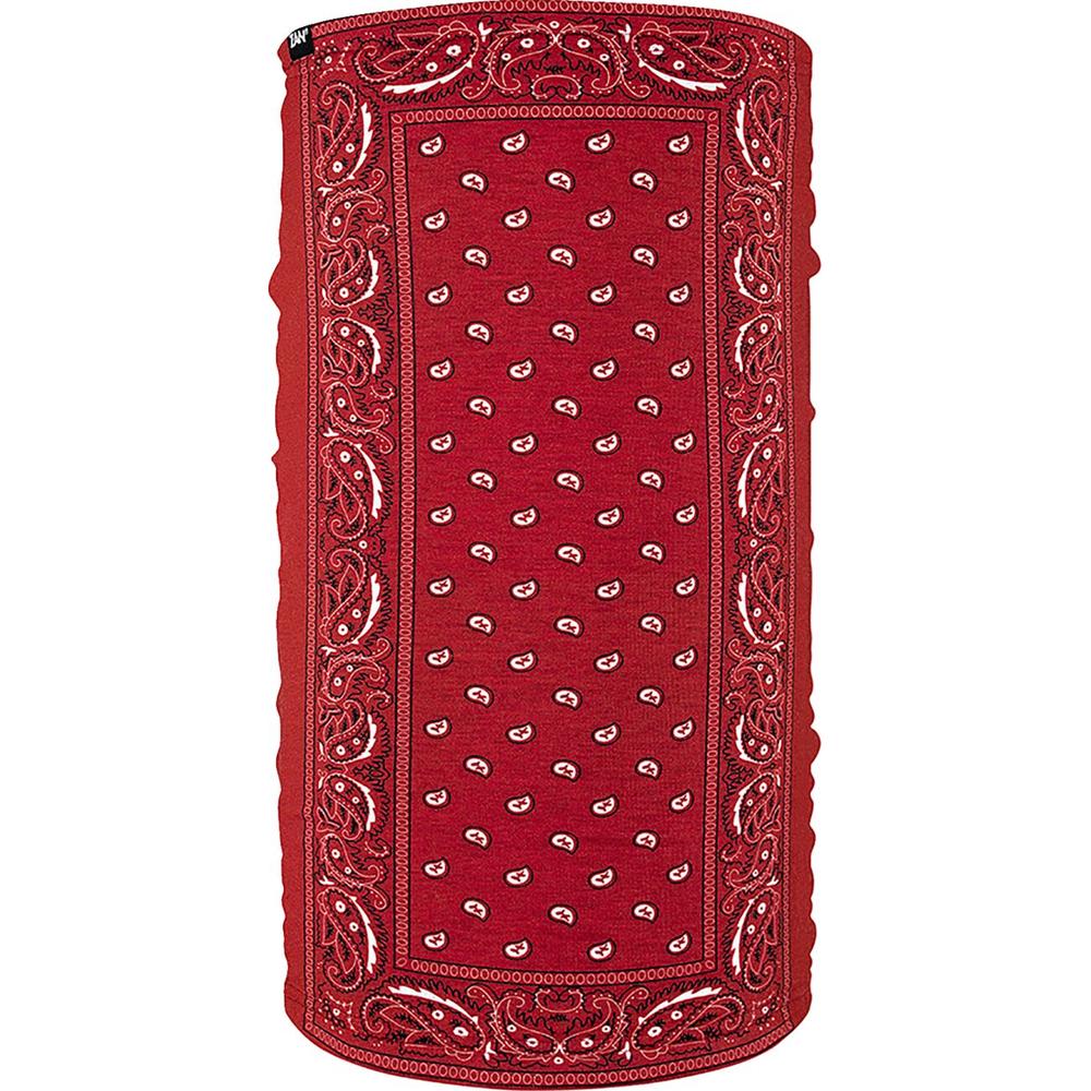 ZAN Motley Tube Fleece Lined Neck Tube Paisley Red