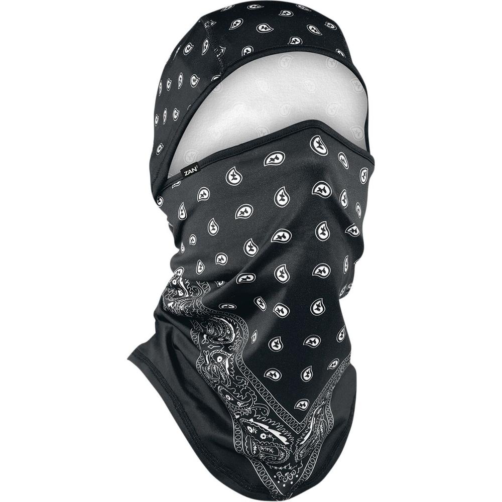 ZAN SportFlex Convertible Balaclava Paisley Black