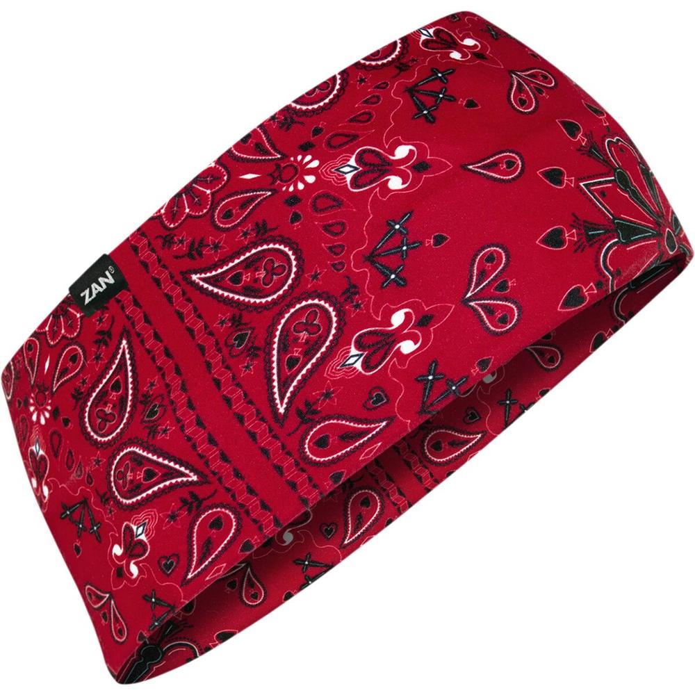 ZAN SportFlex Headband Paisley Red