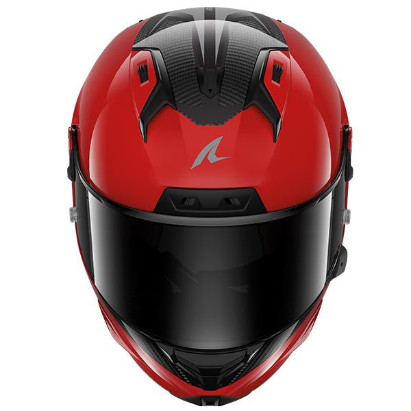 Shark Aeron-GP Full Face Helmet Blank SP Red / Carbon / Black