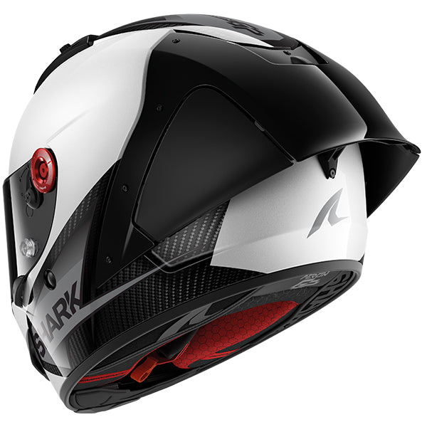 Shark Aeron-GP Full Face Helmet Blank SP White / Carbon / Black