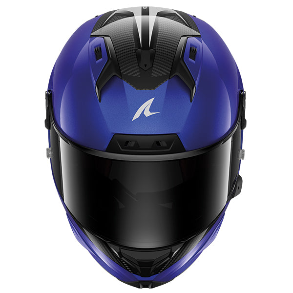 Shark Aeron-GP Full Face Helmet Blank SP Blue / Carbon / Black