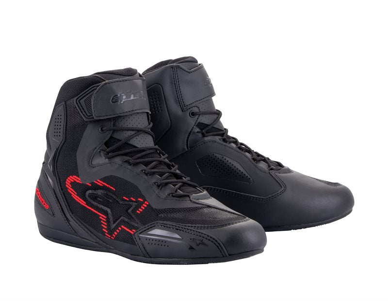 Alpinestars Faster-3 Rideknit Shoes Black / Dark Grey / Bright Red