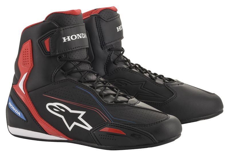 Alpinestars Honda Faster-3 Shoes Black / Red / Blue