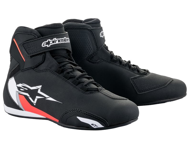 Alpinestars Sektor Shoes Black / White / Fluo Red