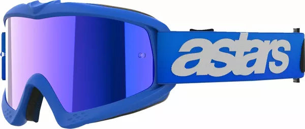 Alpinestars Vision Blaze Youth Goggles Blue / Mirror Blue - FREE UK Shipping, FREE 365 Day Returns | Moto Central