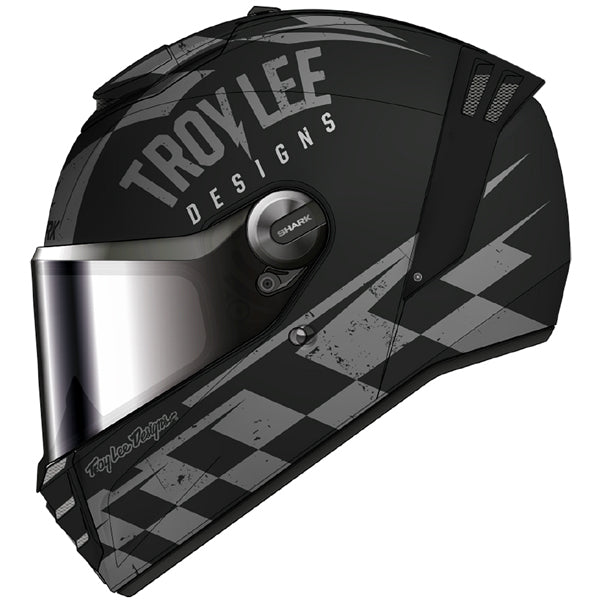 Shark x Troy Lee Designs Spartan RS Full Face Helmet Raceshop Black / Anthracite / Silver