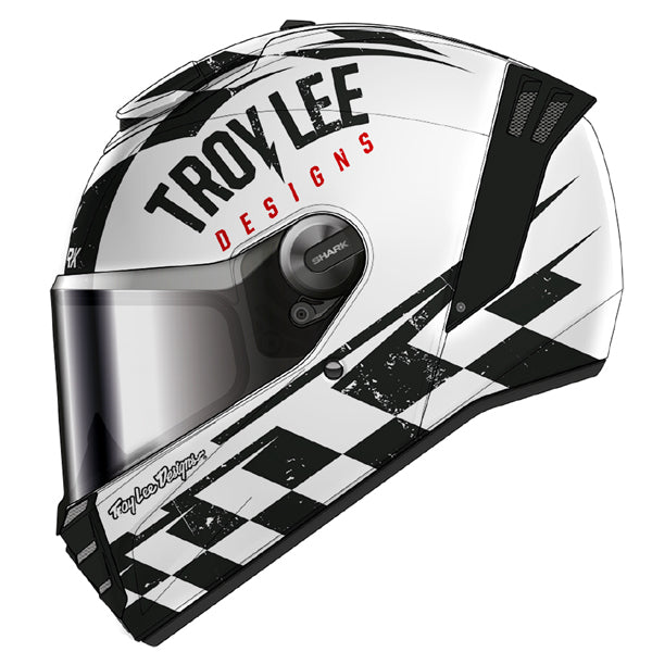 Shark x Troy Lee Designs Spartan RS Full Face Helmet Raceshop White / Black / Red