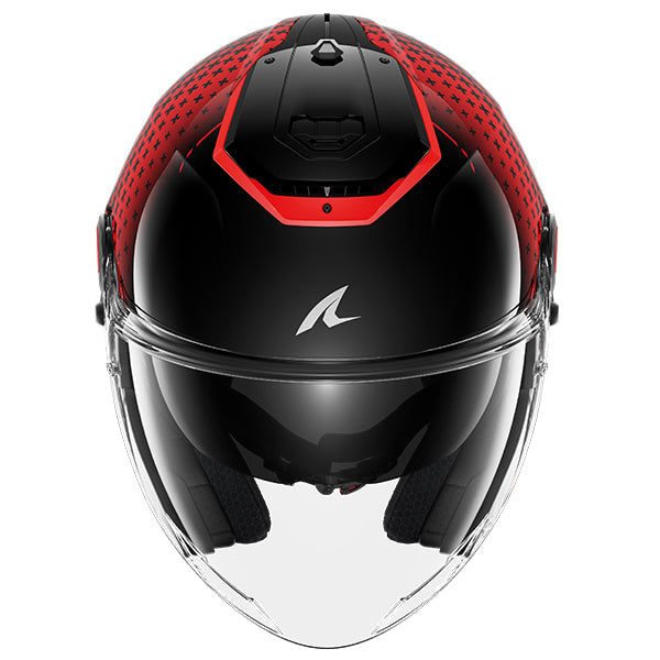 Shark RS Jet Open Face Helmet Stride Black / Red / Anthracite - FREE UK Shipping, FREE 365 Day Returns | Moto Central