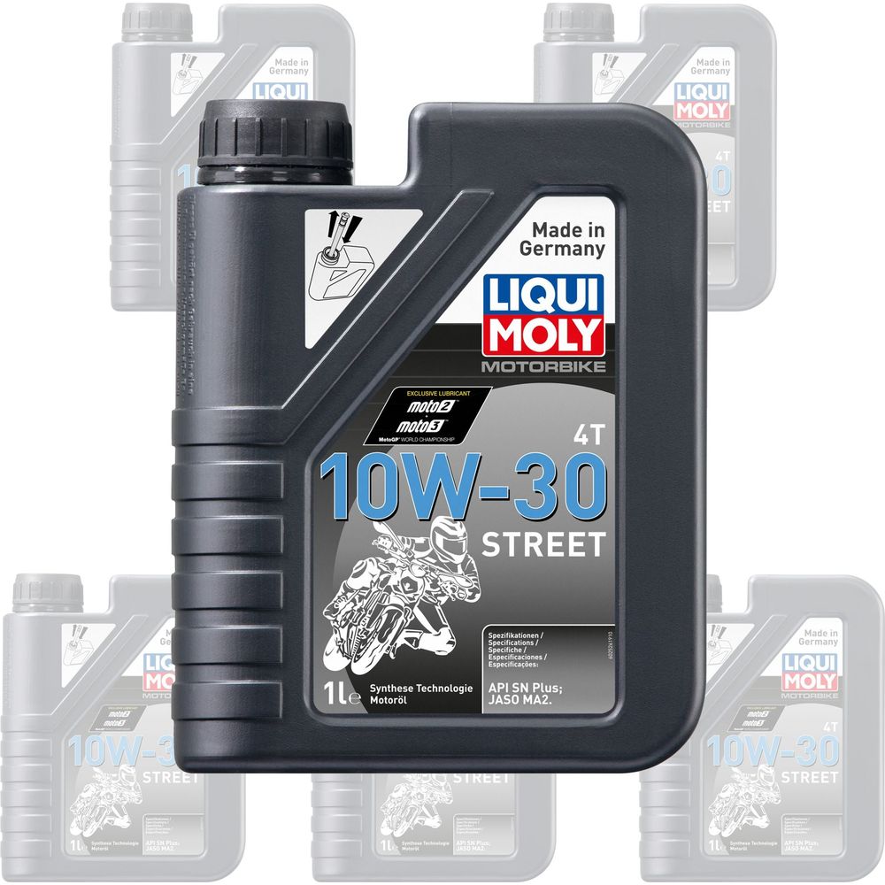 Liqui Moly 4 Stroke Semi Synthetic Street 10W-30 Oil - Box of 6