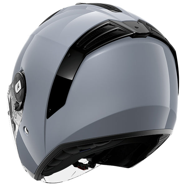 Shark RS Jet Open Face Helmet Blank Gun / Silver